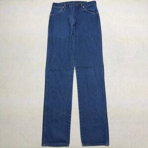 Vintage Wrangler 13MWZ Cowboy Cut Jeans Mens 32x36 Blue Denim Made in USA 90s